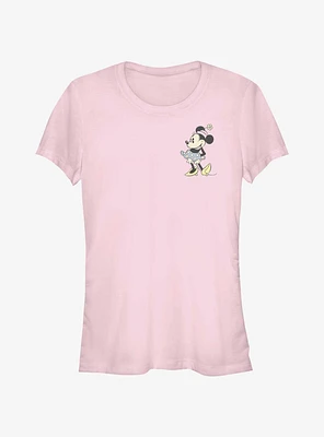 Disney Minnie Mouse Cute Pocket Girls T-Shirt