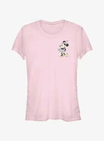 Disney Minnie Mouse Cute Pocket Girls T-Shirt