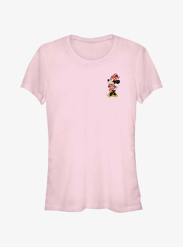 Disney Minnie Mouse Traditional Pocket Girls T-Shirt