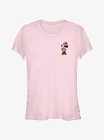 Disney Minnie Mouse Traditional Pocket Girls T-Shirt