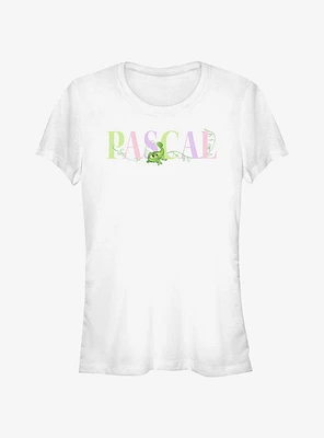 Disney Tangled Pascal Colorful Letters Girls T-Shirt