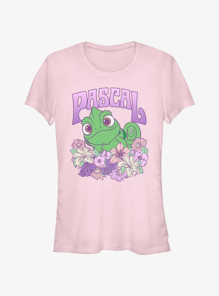 Disney Tangled Flowery Pascal Girls T-Shirt