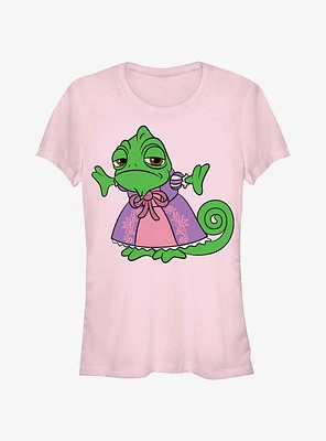 Disney Tangled Pascal On Dress Girls T-Shirt