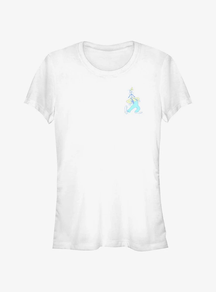 Disney Goofy Neon Pocket Girls T-Shirt