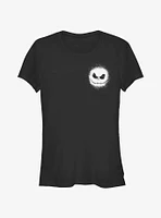 The Nightmare Before Christmas Jack Splatter Pocket Girls T-Shirt