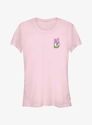 Disney Daisy Duck Big Face Pocket Girls T-Shirt