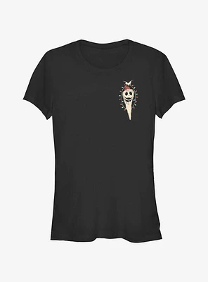 The Nightmare Before Christmas Santa Jack Lights Pocket Girls T-Shirt