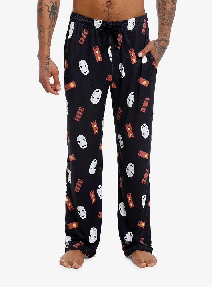 Studio Ghibli® Spirited Away No-Face Bath Token Pajama Pants