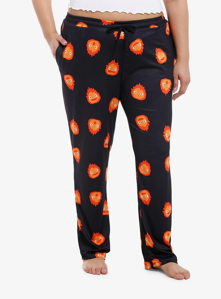 Studio Ghibli® Howl's Moving Castle Calcifer Girls Pajama Pants Plus