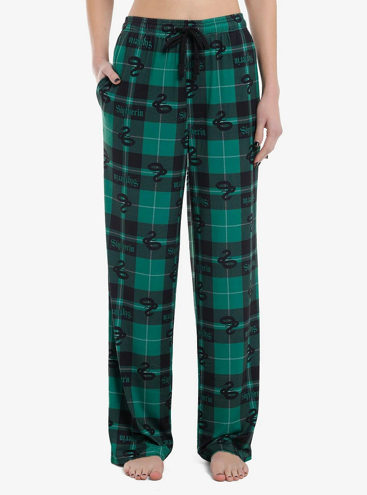 Harry Potter Slytherin Plaid Pajama Pants