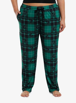 Harry Potter Slytherin Plaid Pajama Pants Plus