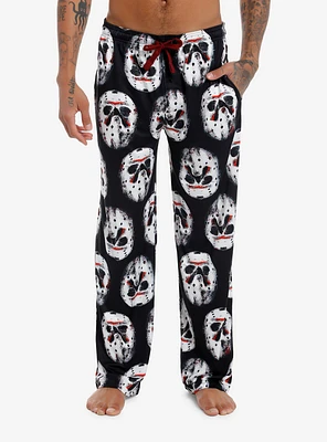 Friday The 13th Jason Mask Pajama Pants