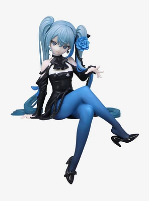 FuRyu Vocaloid Hatsune Miku Flower Fairy (Blue Rose) Noodle Stopper Figure