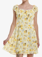 Disney Beauty And The Beast Character & Roses Dress