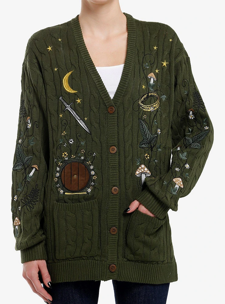 The Lord Of Rings Icons Girls Knit Cardigan