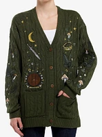 The Lord Of Rings Icons Girls Knit Cardigan