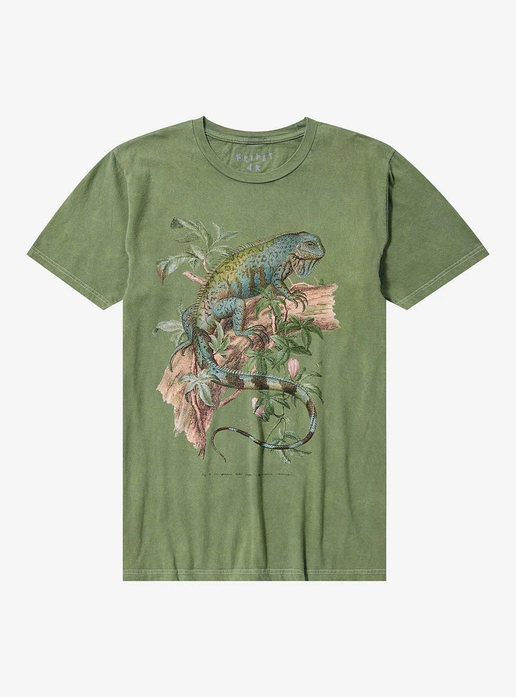 Iguana Mineral Wash T-Shirt By Friday Jr