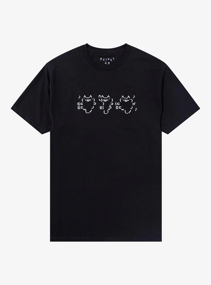 Cat Emoticons T-Shirt By Friday Jr