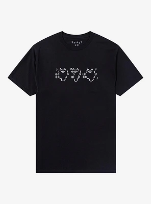 Cat Emoticons T-Shirt By Friday Jr