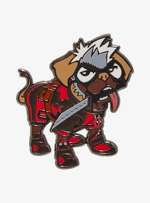 Marvel Deadpool & Wolverine Dogpool Play Dead Enamel Pin - BoxLunch Exclusive