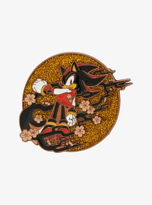 Sonic the Hedgehog Shadow Cherry Blossom Glitter Enamel Pin