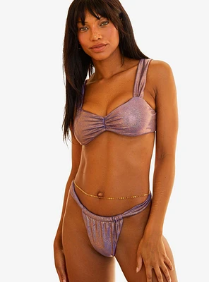 Dippin' Daisy's Bisou Swim Bottom Purple Gold