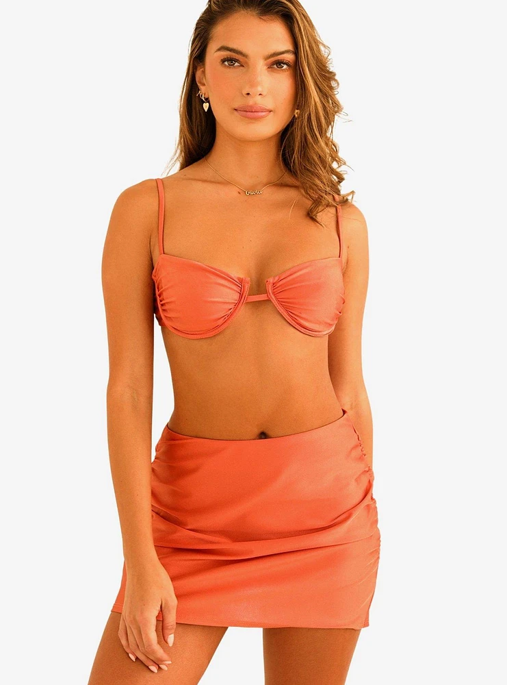 Dippin' Daisy's Lucky Swim Cover-Up Skirt Rust