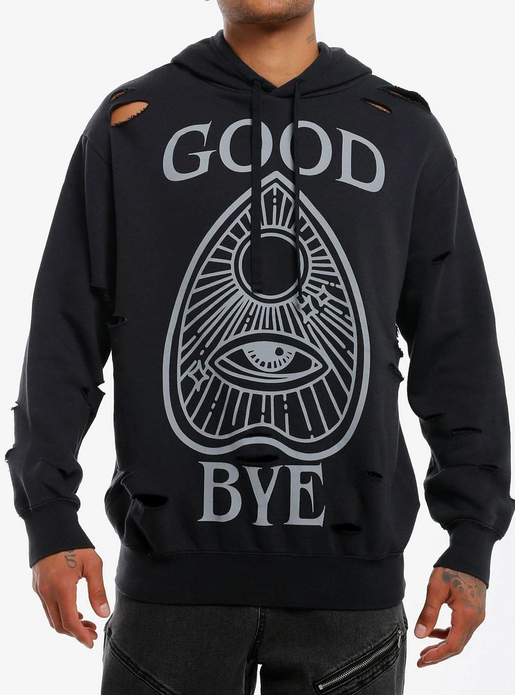 Good Bye Mystic Symbols Destructed Hoodie