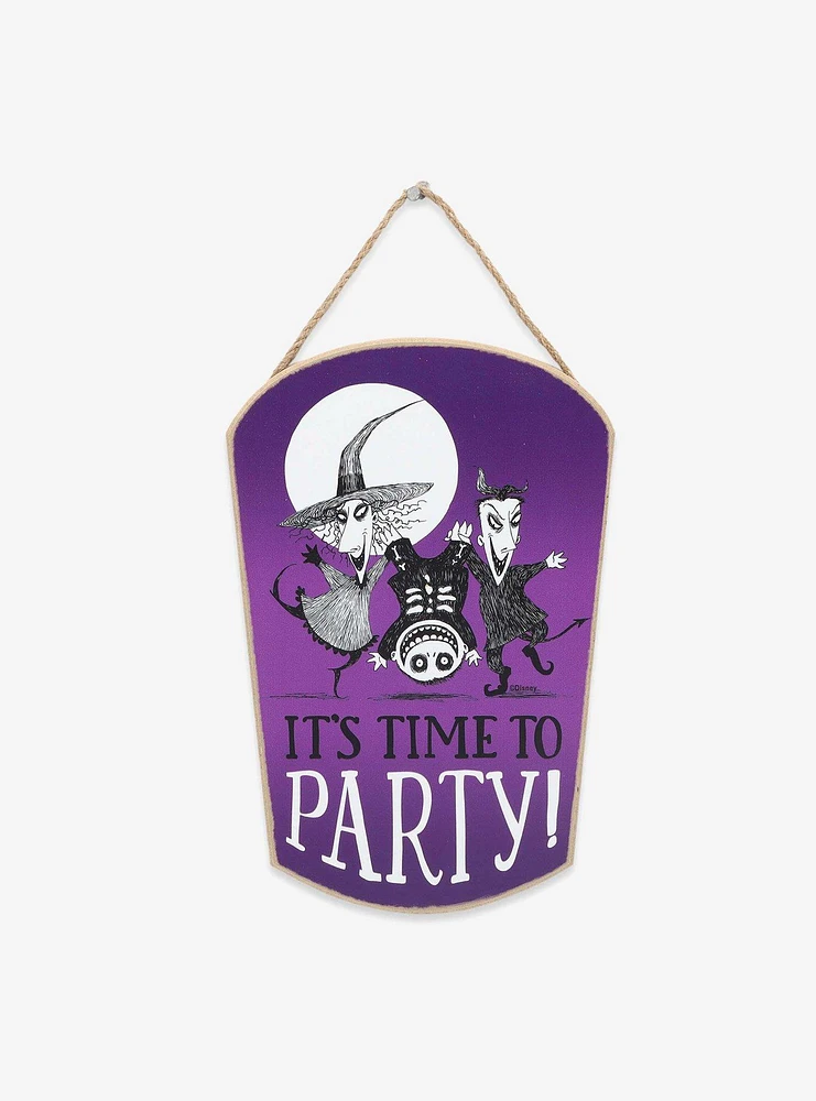 The Nightmare Before Christmas Party Lock, Shock, and Barrel Hanging Wood Wall Decor