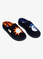 Five Nights At Freddy's Sun & Moon Mismatch Slippers Hot Topic Exclusive