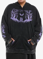 Her Universe Marvel Agatha All Along Coven True Girls Oversized Hoodie Plus