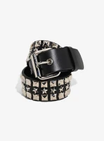 Black Star & Pyramid Stud Belt