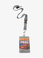 Disney Pixar Cars Lightning McQueen All Access Pass Lanyard
