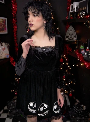 Her Universe The Nightmare Before Christmas Jack Velvet Dress