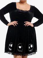 Her Universe The Nightmare Before Christmas Jack Velvet Dress Plus