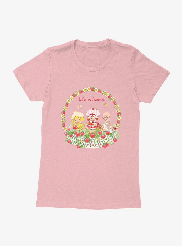 Strawberry Shortcake Life Is Sweet Womens T-Shirt