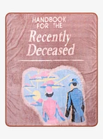 Beetlejuice Handbook for the Recently Deceased Fleece Throw — BoxLunch Exclusive