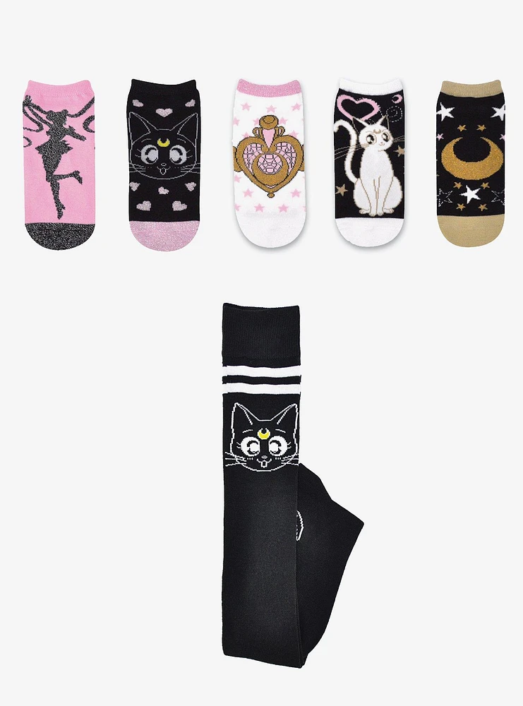 Sailor Moon 6PK Socks Bundle