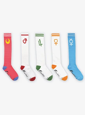 Sailor Moon Knee High Socks 5 PK Socks Bundle