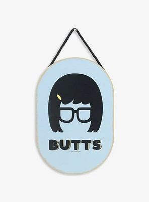 Bob's Burgers Butts Tina Belcher Hanging Wood Wall Decor