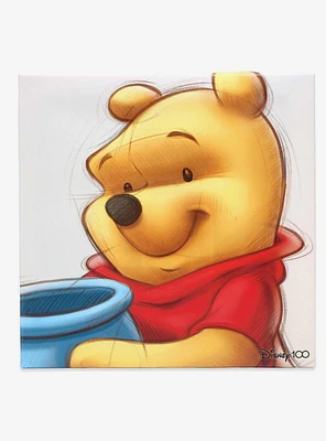 Disney Winnie the Pooh Hunny Pot Sketch Canvas Wall Decor