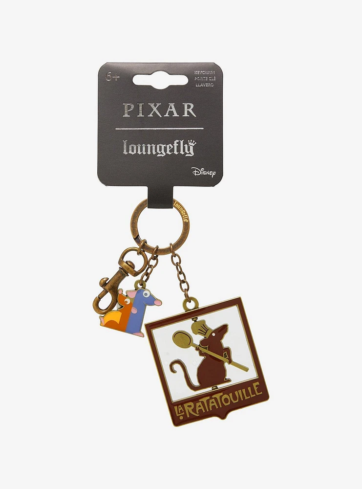 Loungefly Disney Pixar Ratatouille Multi-Charm Keychain - BoxLunch Exclusive