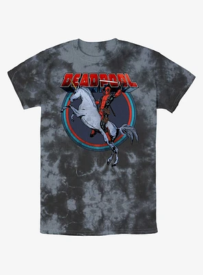 Marvel Deadpool Unicorns Forever Tie-Dye T-Shirt