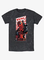 Marvel Deadpool Bang Finger Gun Mineral Wash T-Shirt
