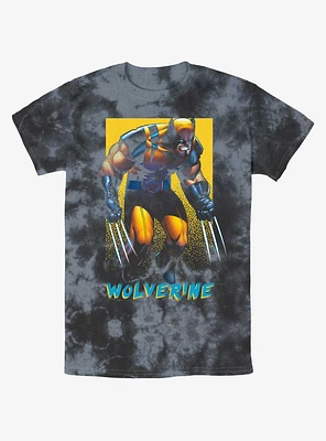 Wolverine Claws Out Poster Tie-Dye T-Shirt