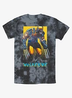 Wolverine Claws Out Poster Tie-Dye T-Shirt