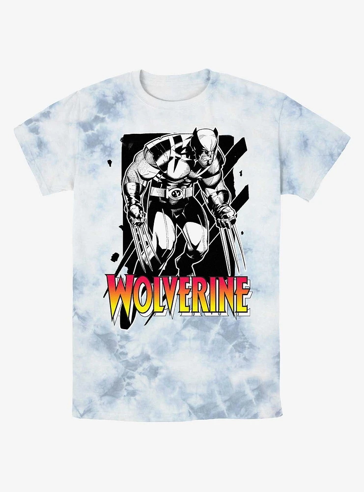 Wolverine Claw Marks Tie-Dye T-Shirt