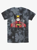 Wolverine Bring The Claws Tie-Dye T-Shirt