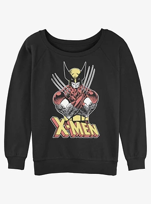 Wolverine Vintage Girls Slouchy Sweatshirt