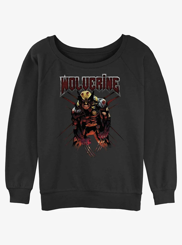 Wolverine Still Standing Girls Slouchy Sweatshirt